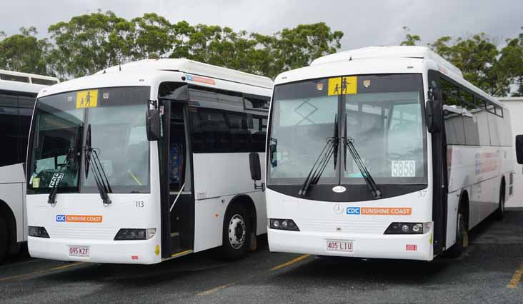 CDC Sunshine Coast Mercedes OH1830 Mills-Tui Orbit 113 & 37